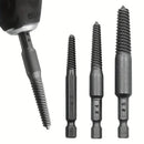 5pcs Screw Extractor Bolt Remover Set Center Drill Bits Guide Broken Damaged Screw Hex Shank Spanner For Repair Hand Tool