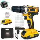 Kit Furadeira e Parafusadeira 26V Pro™ – 47 Peças + Maleta Completa