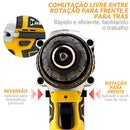 Kit Furadeira e Parafusadeira 26V Pro™ – 47 Peças + Maleta Completa